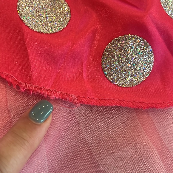 Disney Minnie Mouse Girls Play Costume Dress with Ears. Size 4-6X - Picture 9 of 9